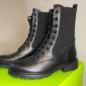 NEW Sam Edelman Lydell Combat Boot, black, Size 8.5 M